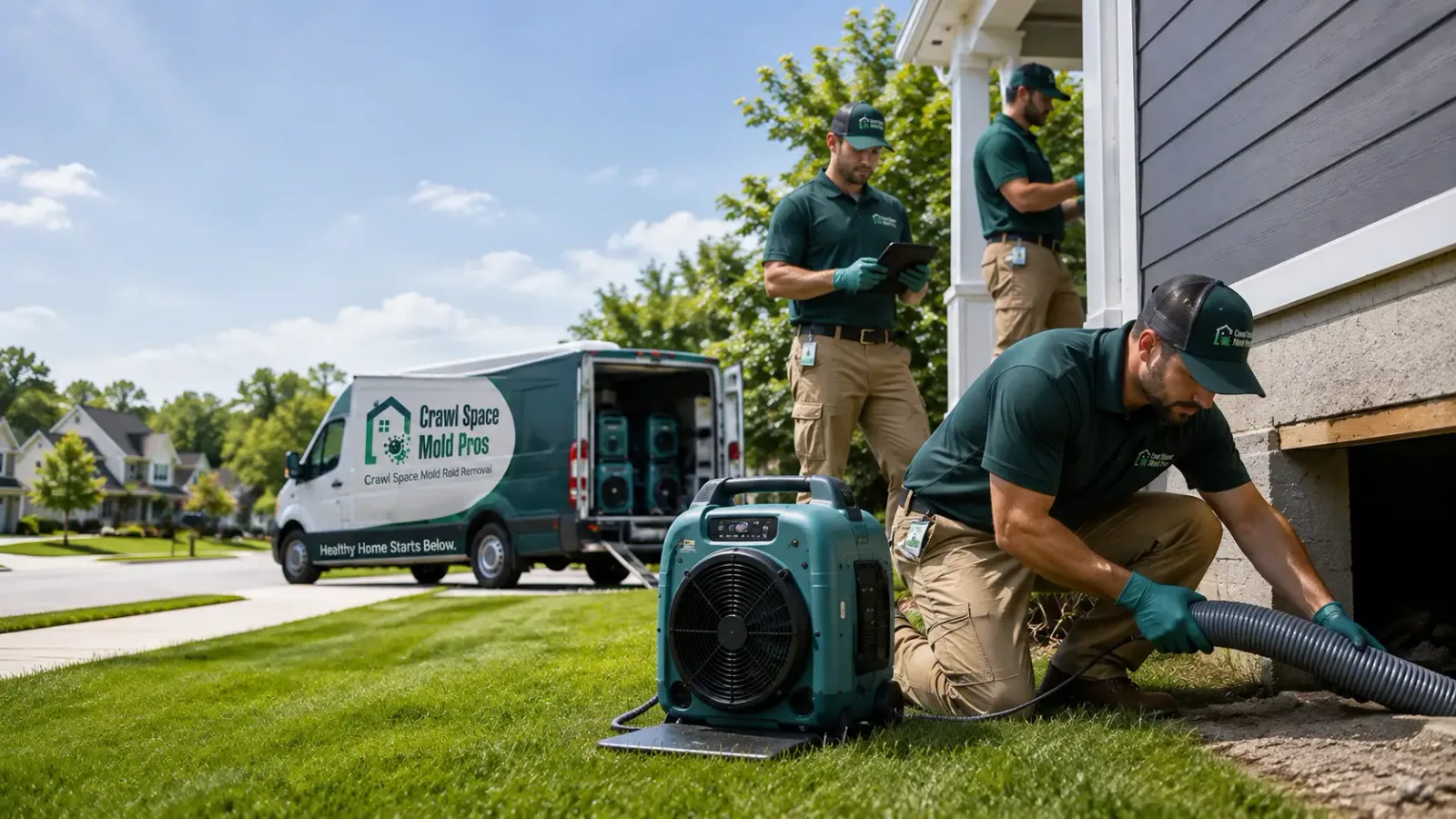 Crawl Space Mold Removal in Moscow, OH